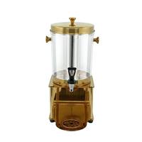 Distributeur de boissons de luxe Golden Key en or avec plateau anti-goutte intégré pour la restauration hôtelière