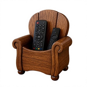 Custom Modern Handmade Wooden 5-Layer Remote <b>Control</b> Holder <b>Stand</b> with Logo for Home and Hotel - Product Image 1
