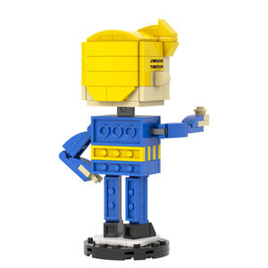 MOC7172 인기 게임 점프 말 소년 낙진 선물 퍼즐 컬렉션 DIY 빌딩 블록 세트 교육 완구 어린이 - Product Image 3