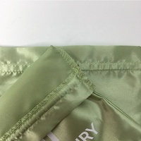 Pochette à cordon en satin de luxe BaiShun pour emballage cadeau, résistante aux chocs, avec logo personnalisé via sérigraphie numérique