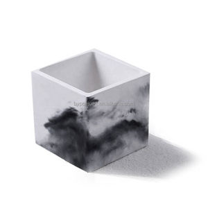 Mini <span class=keywords><strong>pot</strong></span> <span class=keywords><strong>de</strong></span> fleur carré moderne avec design simple, jardinière <span class=keywords><strong>de</strong></span> bureau pour salon, décor <span class=keywords><strong>de</strong></span> centre commercial, boîte en carton d'intérieur - Product Image 2
