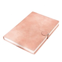 Couverture de classeur en cuir PU A5/A6 personnalisée Fournitures de bureau à budget d'usine avec couture en selle