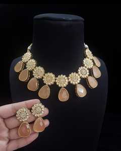 Collar de Boda Indio Sabyasachi, Joyería Inspirada en Sabyasachi, Joyería Nupcial India Pakistaní, Conjuntos de Joyería Bollywood Sabyasachi - Product Image 3