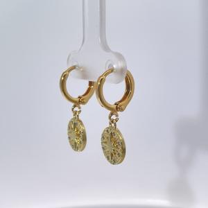 TIanyu Gems Vintage <b>Fashion</b> Star-Shaped <b>Hoop</b> <b>Earrings</b> with Zircon Gold Plated Shooting Star Design for Women - Product Image 4