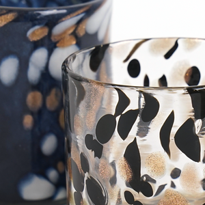 Handmade Luxury Empty 6oz 8oz 10oz Spots Glass <b>Candle</b> Jar <b>Large</b> Capacity Christmas <b>Candle</b> Holder for Home Deco - Product Image 2