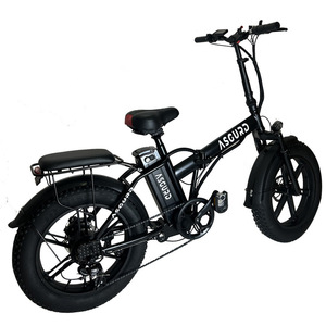 Vélo pliant pour adultes, pneus larges, cadre en aluminium, batterie au lithium 48V, freins à disque avant/arrière, modèle pour hommes et femmes, Eighty-eight, 20 pouces - Product Image 2