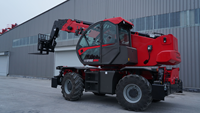 Chariot télescopique HR2150 de 5 tonnes avec cabine rotative à 360 degrés, hauteur de levage maximale de 21 m