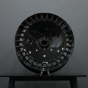 ล้อปลอมแปลงขอบเว้าสีดำสว่าง26นิ้วล้อปลอมแปลงเกรดการบินและอวกาศสำหรับรถบรรทุกไซเบอร์เทสลา2024 - Product Image 2