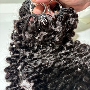 เทรนด์ใหม่ ผมต่อแท้ 100% จากบราซิล แบบปลายเต็ม ลอนแบบพม่า สำหรับถักเปีย - Product Image 4