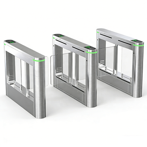 Cancello bidirezionale del tornello della barriera dell'oscillazione con il sistema di controllo di accesso intelligente per le stazioni della metropolitana - Product Image 1