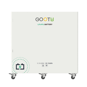 Batterie solaire au lithium GOOTU grande capacité 30 kWh 51,2 V 628 Ah BMS 48 V 32154 Wh avec roues - Product Image 3