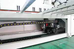 Độ chính xác cao Tự động <span class=keywords><strong>CNC</strong></span> chùm Saw Máy cắt cho bảng điều khiển đồ nội thất sản xuất với động cơ cốt lõi & PLC thành phần - Product Image 4