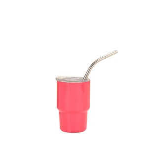 Nuovo Eco in acciaio inox singolo doppio muro 3oz Mini auto Tumbler portatile paglia liquore tazza per acqua birra tè vino per i regali - Product Image 5