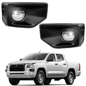 Mitsubishi Triton L200 2023-2025 Kit de phares antibrouillard à <span class=keywords><strong>LED</strong></span> à lentille transparente 4300K Auto Light High Color Nouveau pour 2 PORTES <span class=keywords><strong>Spot</strong></span> de conduite avant - Product Image 1