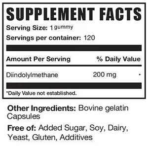 Ausreson Dim Complex Gummies Diindolylméthane Soulagement de la ménopause pour femmes <span class=keywords><strong>PMS</strong></span> Supplément pour femmes Métabolisme végétalien Dim Gummies - Product Image 2