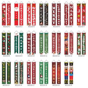 Felices Parejas Navideñas para Colgar en la Puerta del Porche, Decoración de Pared Exterior, Pancartas de Bienvenida - Product Image 2