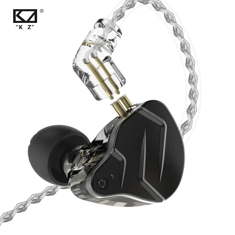 سماعات أذن معدنية هجينة فائقة الجودة KZ ZSN PRO X بمحرك مزدوج 1BA+1DD سماعات أذن داخلية وسماعات أذن معدنية سلكية