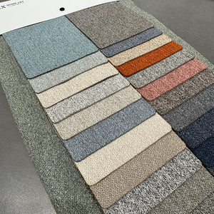 Linen Look 100%polyester Curtain Fabrics Light <strong>Gray</strong> Curtain Table Cloth Custom Fabric - Product Image 3
