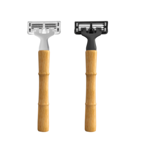 Shaving Set Replaceable System Eco 6 Spot Welding Blades <b>Men</b> With Magnet Connection Bamboo Bamboo Bamboo - Product Image 2