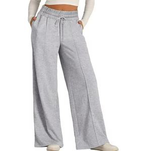 Pantalons de survêtement larges de haute qualité, taille haute, pour hommes, jogging personnalisé, décontracté, entraînement, jogging, pantalon de survêtement évasé - Product Image 5