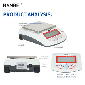 0.1g 액정 디스플레이 실험실 정밀 민감 디지털 밸런스 정밀 전자 밸런스 - Product Image 5