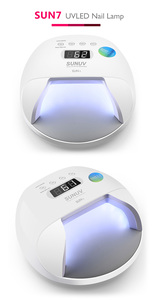 Lampe à ongles UV LED <span class=keywords><strong>SUN7</strong></span> 48W avec conception de batterie en gros, lampe de manucure avec machine de séchage de gel UV sans fil - Product Image 6