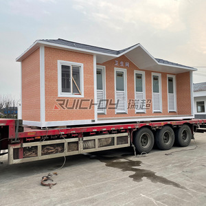 ห้องน้ำเคลื่อนที่ RuiChao แบบแผงแซนวิช ทันสมัย เป็นมิตรกับสิ่งแวดล้อม สำหรับใช้งานสาธารณะกลางแจ้ง - Product Image 1