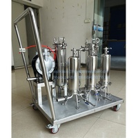 Système de Filtration Duplex en acier inoxydable pour huile/alcool/éthanol/alcool/boissons divers, étages, 1/2/3/5