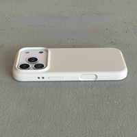 Étui de luxe en silicone liquide magnétique compatible avec iPhone 17 Air 16 Pro Max – Coque souple antichoc minimaliste