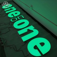 Logo Leter Gold Sign Store Front Lit Led Lettres Lumineuses Pour Offre Spéciale