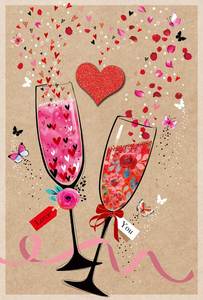 Tarjetas de felicitación con sobres Tarjetas de regalo de San Valentín para bodas Día de San Valentín - Product Image 5