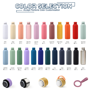 Bouteille d'eau sport personnalisée SL 500 ml, gourde isotherme sous vide avec logo, idéale pour les cadeaux souvenirs - Product Image 4