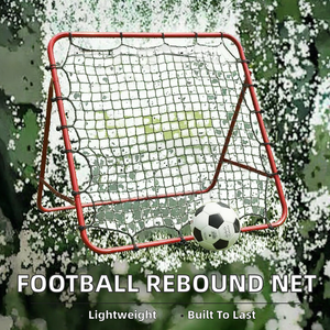 <span class=keywords><strong>Vente</strong></span> flash NAJA MU CHAN But de football de <span class=keywords><strong>rebond</strong></span> pour jeunes, panneau d'entraînement, filet en fer, filet élastique rouge 100 cm, équipement facile à transporter - Product Image 5