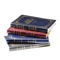 Biblia Sagrada King James Personalizada al por Mayor, Tapa Dura con Arte y Papel Recubierto, Encuadernación Perfecta y Opciones de Cartón Dúplex