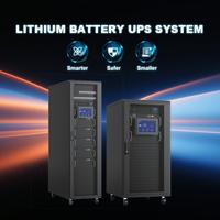 Système de batterie lithium-ion LiFePO4 UPS intégré dans un armoire lithium 42U pour l'alimentation continue des centres de données par onduleur