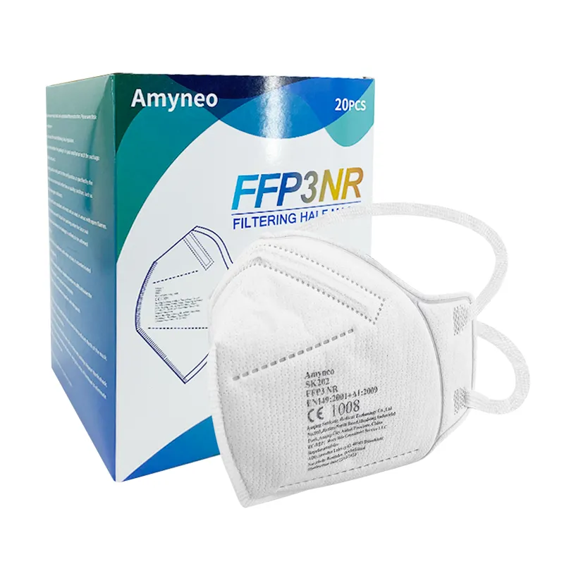 قناع FFP3masks EN 149 CE 1008, قناع حماية الجهاز التنفسي ، حزمة فردية ، قناع Mascarillas masks NR Masc FFP3