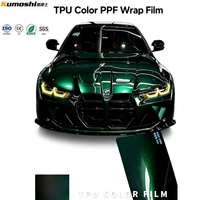 Film de protection de peinture (PPF) TPU vert royal pour voiture, vinyle auto-cicatrisant, anti-jaunissement, 1,52*15m, pour enveloppement complet de véhicule