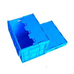 Giá rẻ nhựa có thể gập lại thùng bán buôn nhựa di chuyển hộp container Thùng Stackable Thùng nhựa cho trái cây và rau quả - Product Image 6