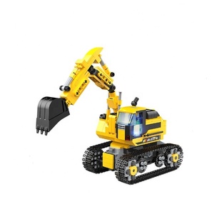 XUEREN Nouveauté 2020 – Excavatrice à blocs 580 pièces, camion télécommandé 2,4 GHz avec application, modèle <span class=keywords><strong>de</strong></span> construction, cadeaux et jouets pour garçons - Product Image 1