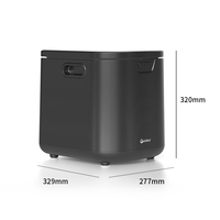 Laatste generatie volautomatische keukencomposter voor organisch voedselafval, elektrisch huishoudelijk voedselafvalcomposter