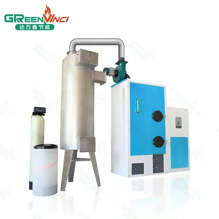 Greenvinci-caldera de vapor vertical para quemar madera, operación inteligente totalmente automática, para equipo de laboratorio