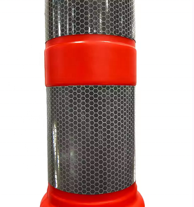 Bolardo de advertencia de tráfico <span class=keywords><strong>T</strong></span>-Top de HDPE de 6,7 KG, barrera de seguridad vial de 115cm, delineador de PE, divisor de Control de multitudes - Product Image 4