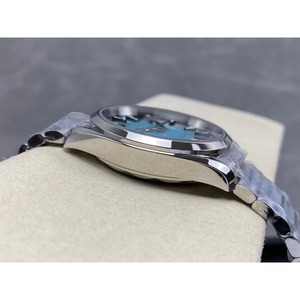 Montre mécanique de luxe de qualité supérieure, étanche, 38 mm, mouvement VS Factory 8800, 50 bars, bracelet en cristal de saphir turquoise - Product Image 4