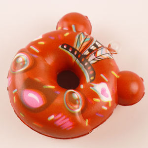 Autismo-Friendly Anti-Stress Ball Squeeze Squishy Fidget Toy PU Bouncy Foam Balls Logotipo personalizado Gran calcetín para aliviar el estrés - Product Image 3