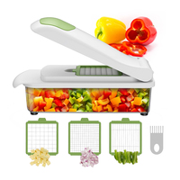 Haute qualité manuel hachoir alimentaire lame en plastique légumes et fruits trancheuse pour oignons ménage Mandoline broyeur Cutter