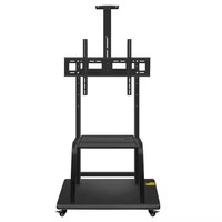 Soporte de carro de Tv con Base de lana de gran venta, rollo de pantalla Led Lcd, tamaño grande, soporte de Tv de 32 ''-70'' con ruedas