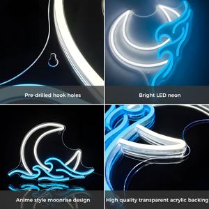 Personalizado Atacado Esportes SF 49ers Acrílico USB Alimentado LED Neon Estilo Logotipo Sinal Fan Cheerleading Suporte Sinal Luminoso - Product Image 3