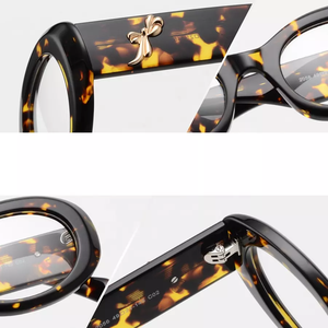 アセテートラグジュアリーアイウェアグラスイタリアンアイウェアユーロ諸国男性女性用スタイリッシュグラスフレーム - Product Image 6