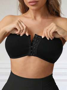 Soutien-gorge sans bretelles d'été pour femmes, ensemble de lingerie bralette <span class=keywords><strong>tube</strong></span>, brassières pour femme, hauts bandeau dos nu, sous-vêtements débardeur - Product Image 5