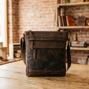 Sacs en cuir véritable pour le bureau, l'école et les enseignants, personnalisables, écologiques, imperméables, à motifs animaliers, ouverts – Vente en gros - Product Image 1